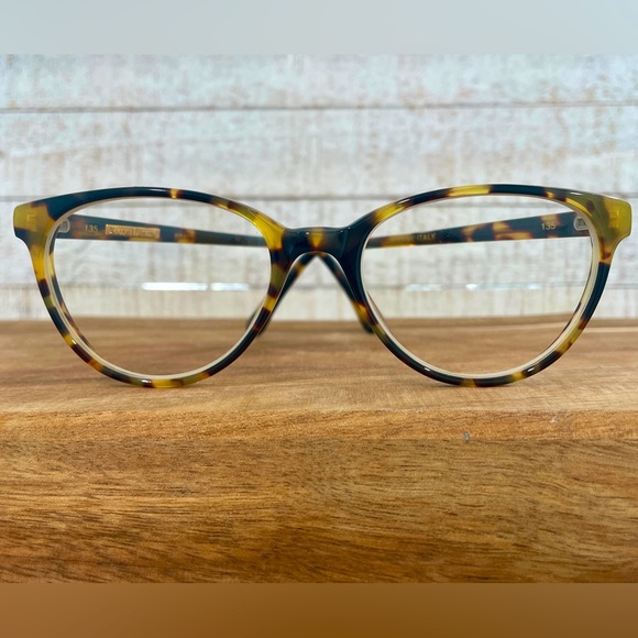 Ralph Lauren Accessories - VNTG RALPH LAUREN 514 Women Rectangle Brown Tortoise Eyeglass FRAMES Italy 135